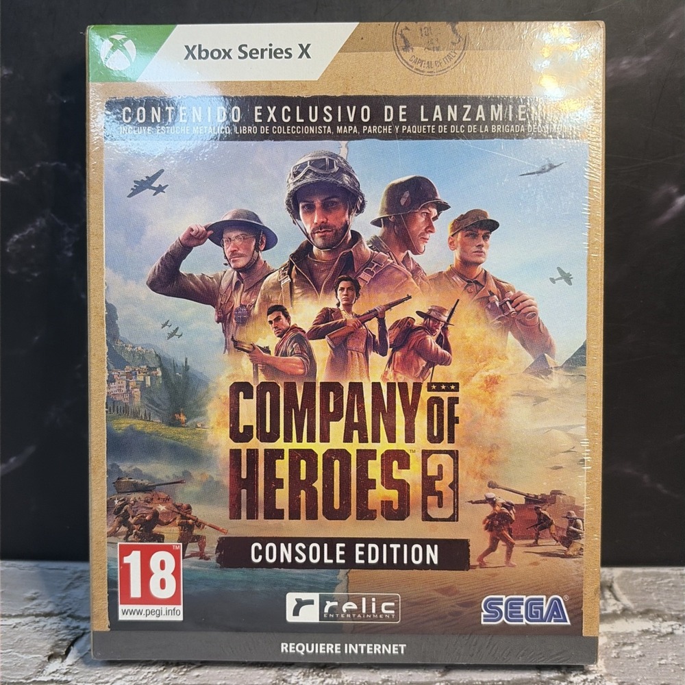 Company of Heroes 3: Console Launch Edition - Xbox Series X|S. Steelbook. NEW!!
